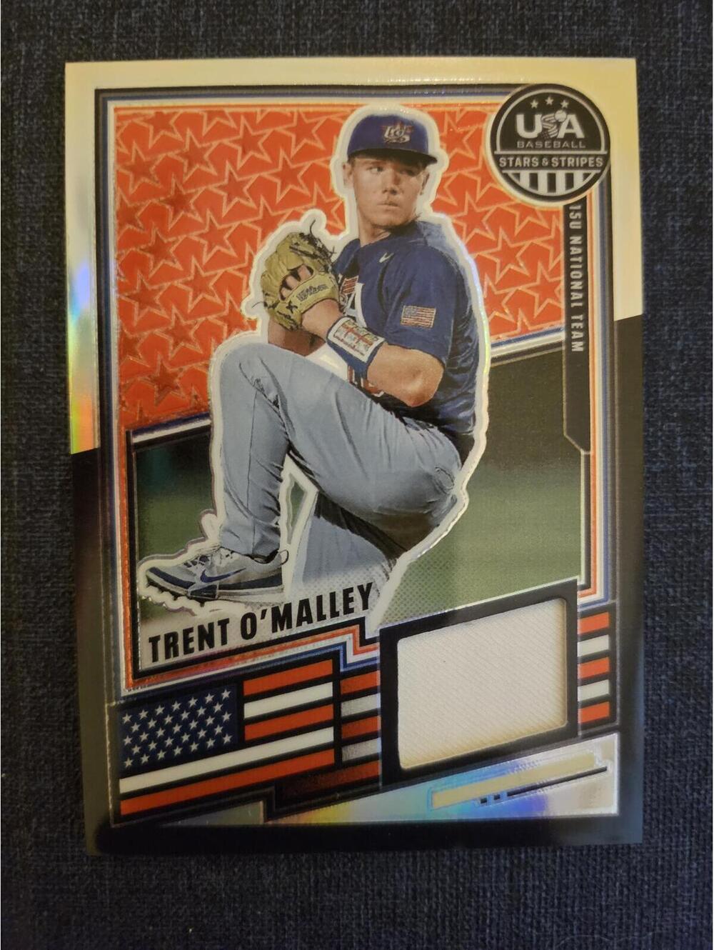2026 PANINI USA STARS STRIPES PRIZM TRENT O'MALLEY PATCH GAME-WORN #USA-TOM